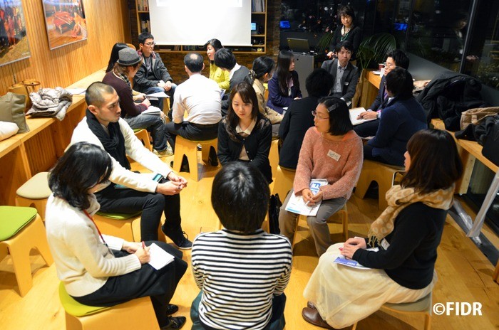 「国際協力」へ一歩を踏み出そう！東京で「FIDRカフェ」開催