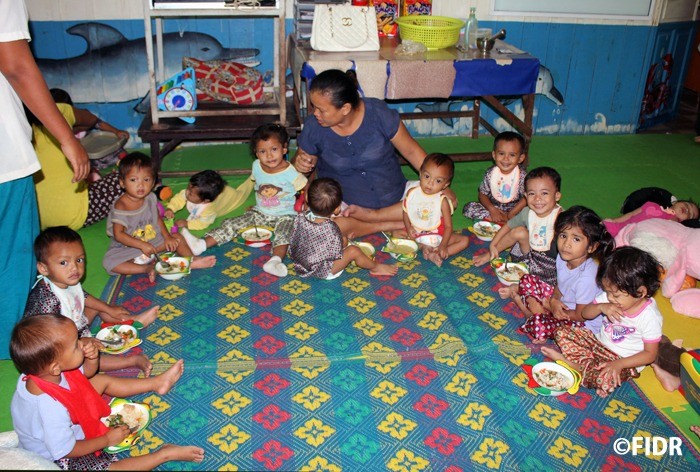 貧困地域の子どものための施設で、栄養のある給食の提供がはじまりました