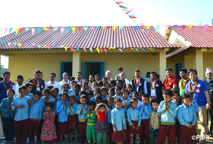 ネパール学校建設 ～完成式典が執り行われました～