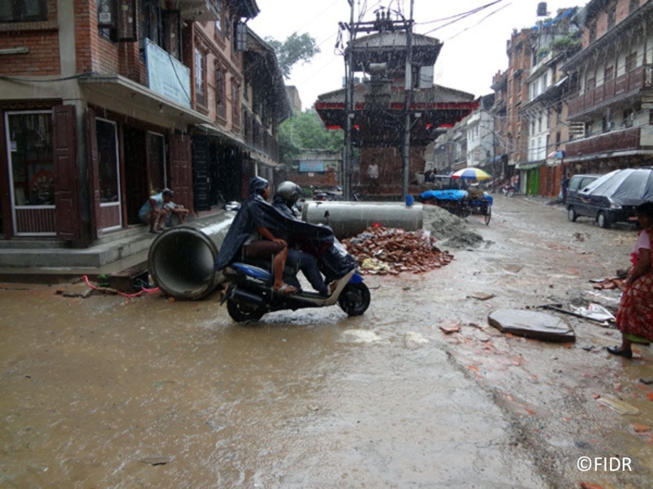 雨季のネパール