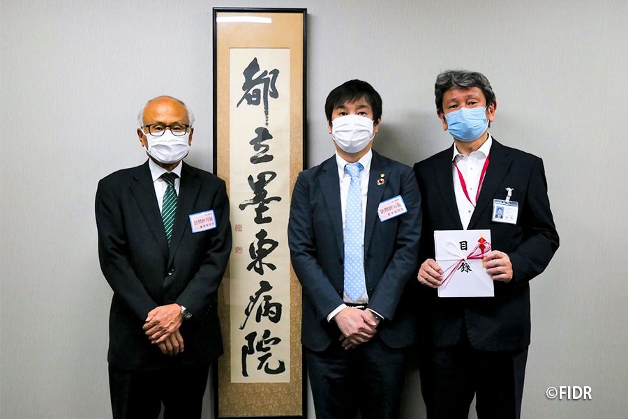 【第四報】日本・感染予防の物資を病院と福祉関連施設に寄贈しました