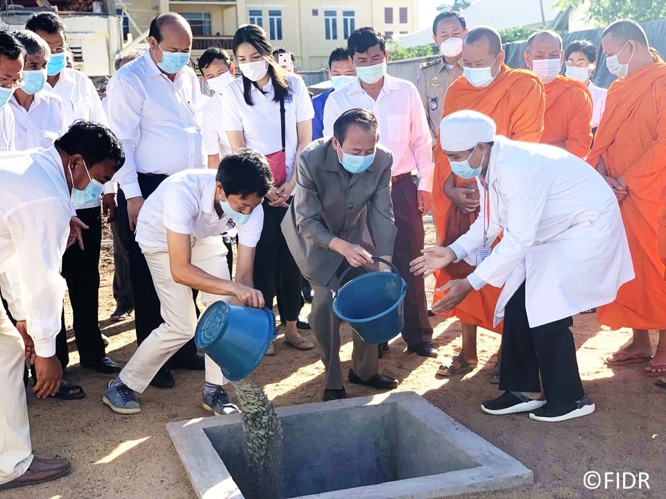 クラチェ州病院の外科・産科病棟の建設が開始されました