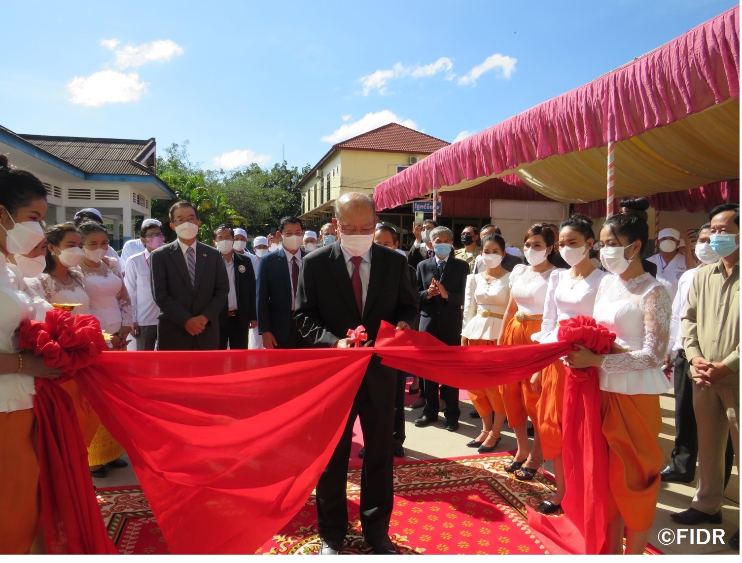 An inauguration ceremony of new building was conducted