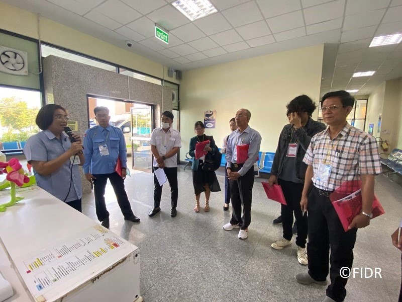 A chance to see Health Advances in Ubon Ratchathani, Thailand, for Kratie Province health officials and a health center staff