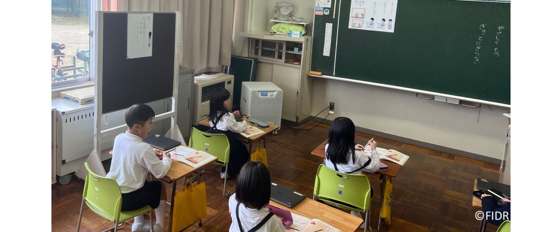 緊急支援物資は、その後も役立っています
