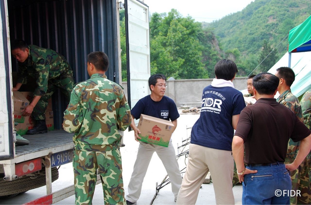 中国・四川大地震への対応（2008）